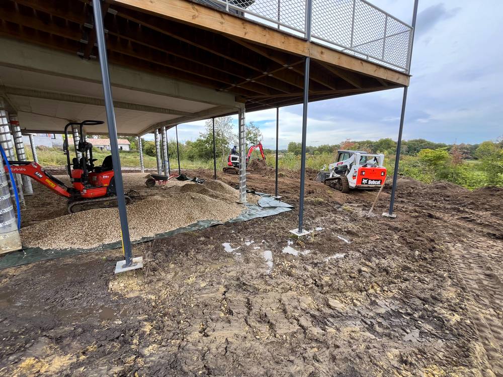 Chemin d'accès évasion paysage bordeaux gironde
