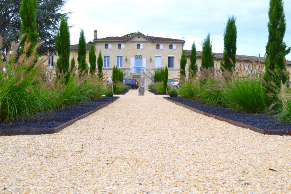 Chemin d'accès évasion paysage bordeaux gironde