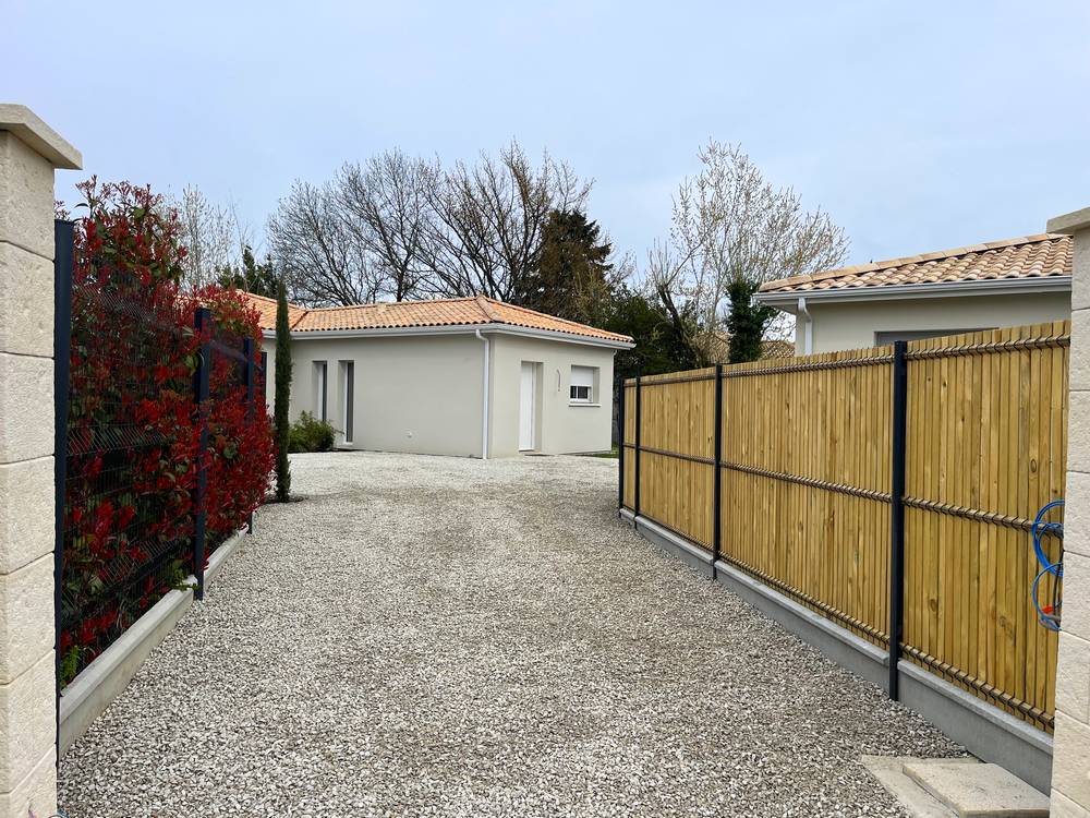 Chemin d'accès évasion paysage bordeaux gironde