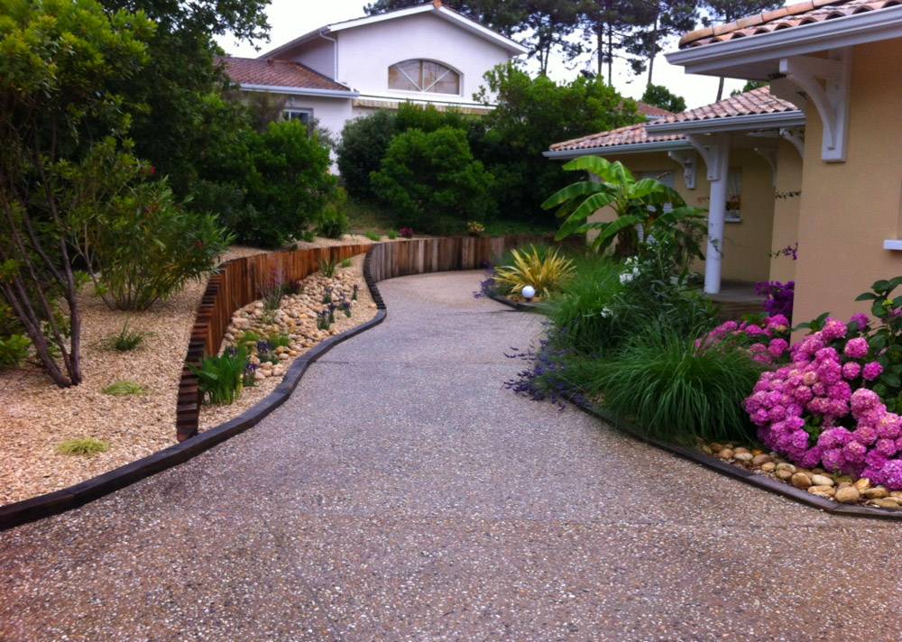 Chemin d'accès évasion paysage bordeaux gironde