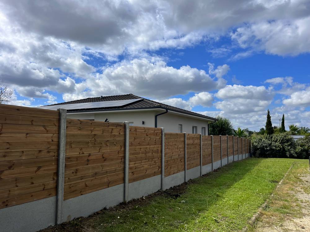 Clôture évasion paysage bordeaux gironde