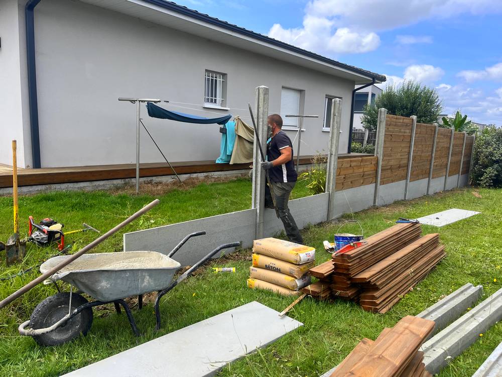 Clôture évasion paysage bordeaux gironde