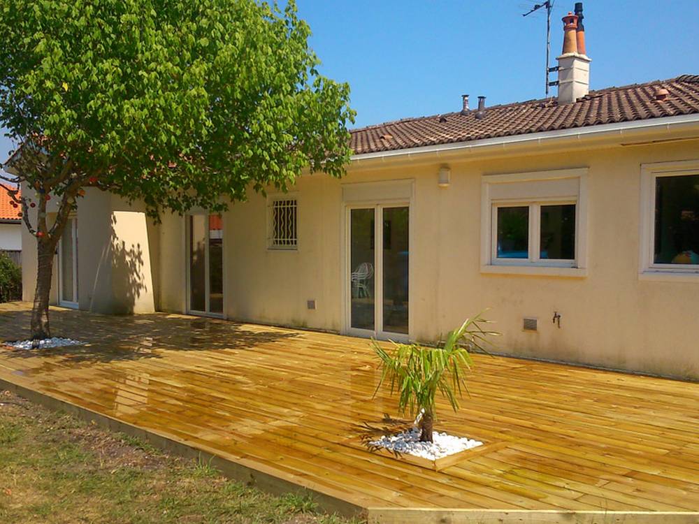 Terrasse et aménagement évasion paysage bordeaux gironde
