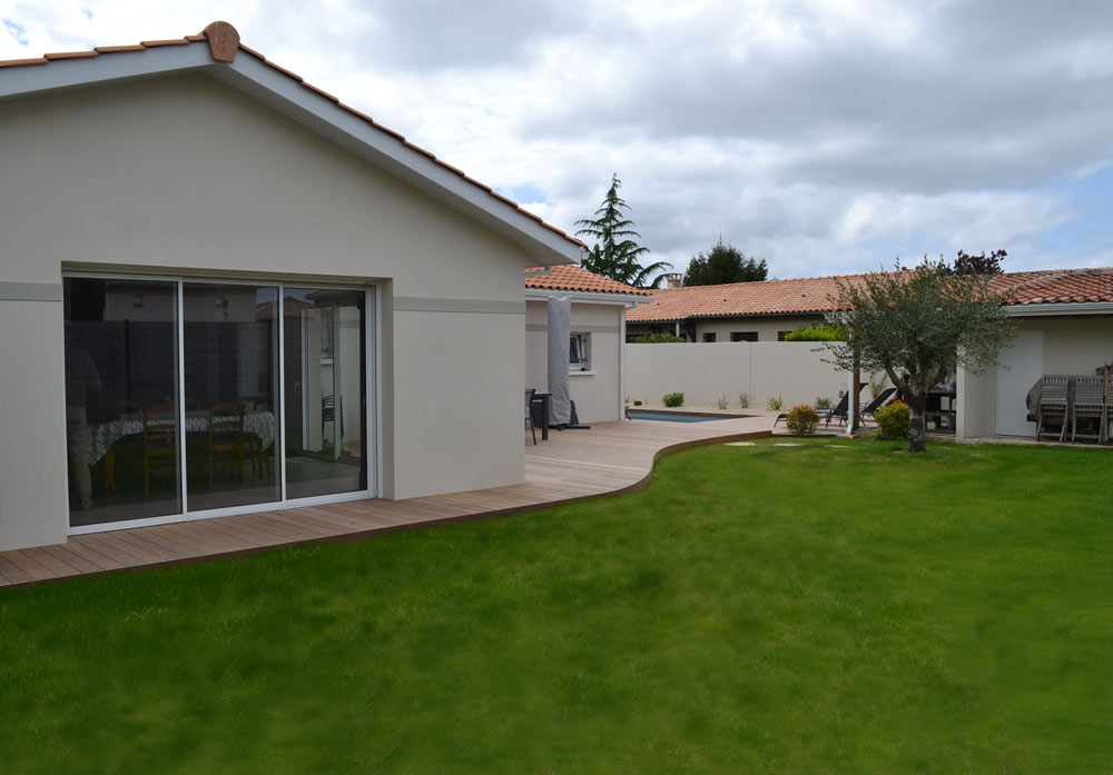 Chemin d'accès évasion paysage bordeaux gironde